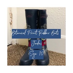 Botanical Print Rain Boots/Wellies